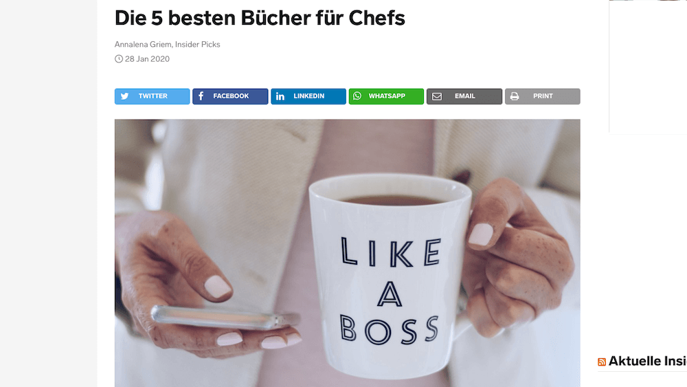 Top 5 Führungsbücher