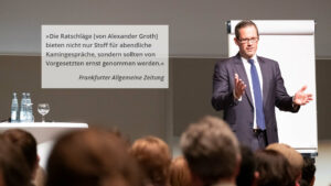 Keynote Speaker Führung
