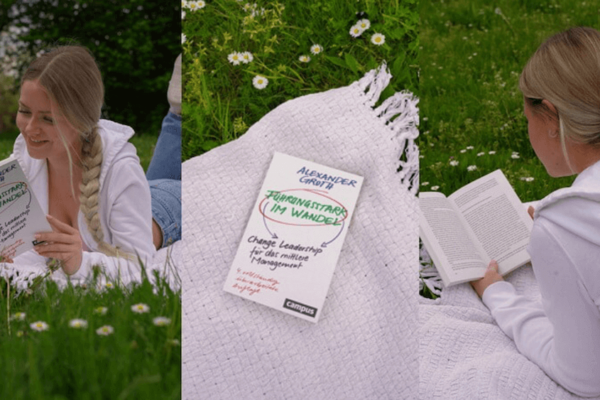 Nadolny rezensiert Buch zum Vortrag für Führung